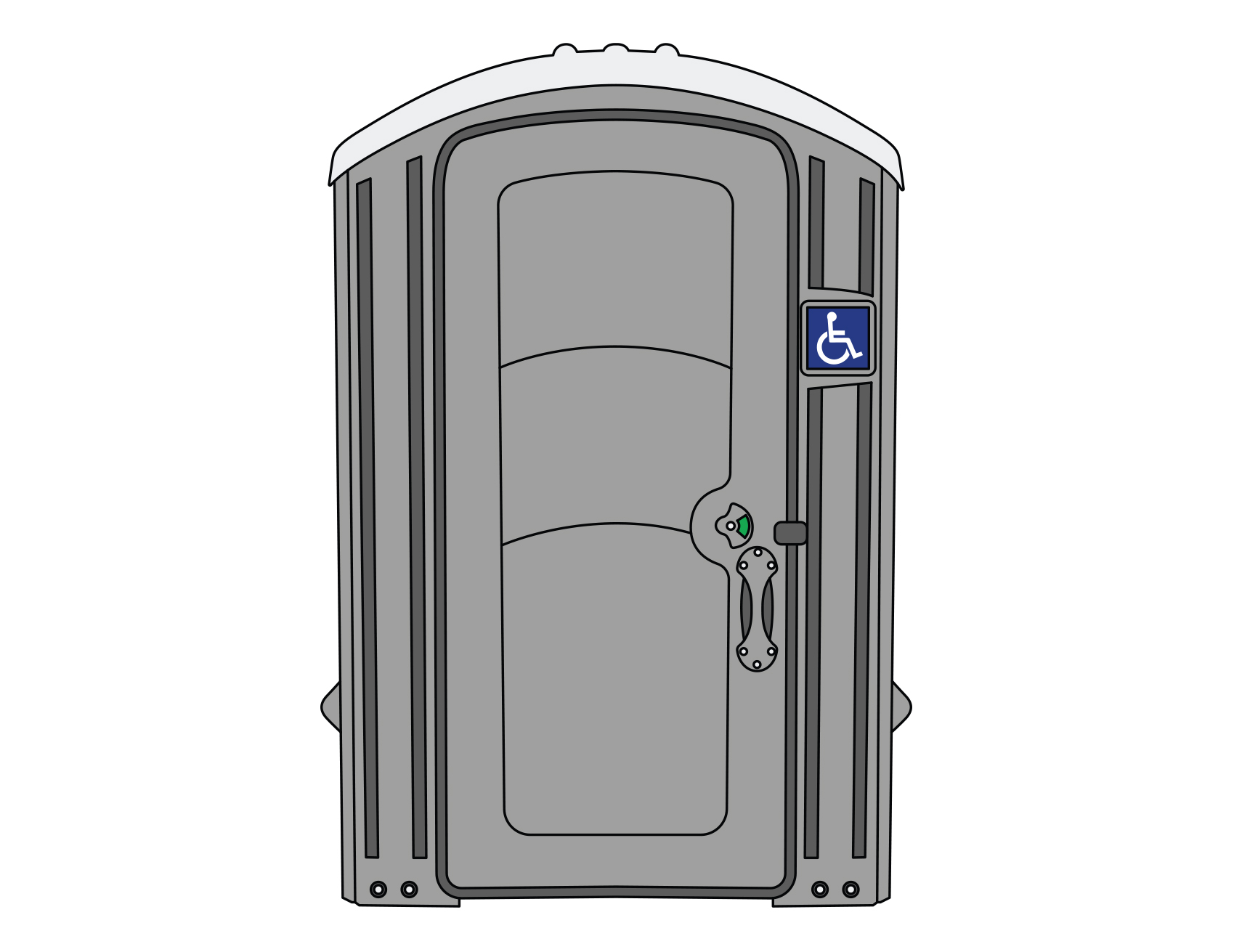 ADA Handicap Portable Toilets Image