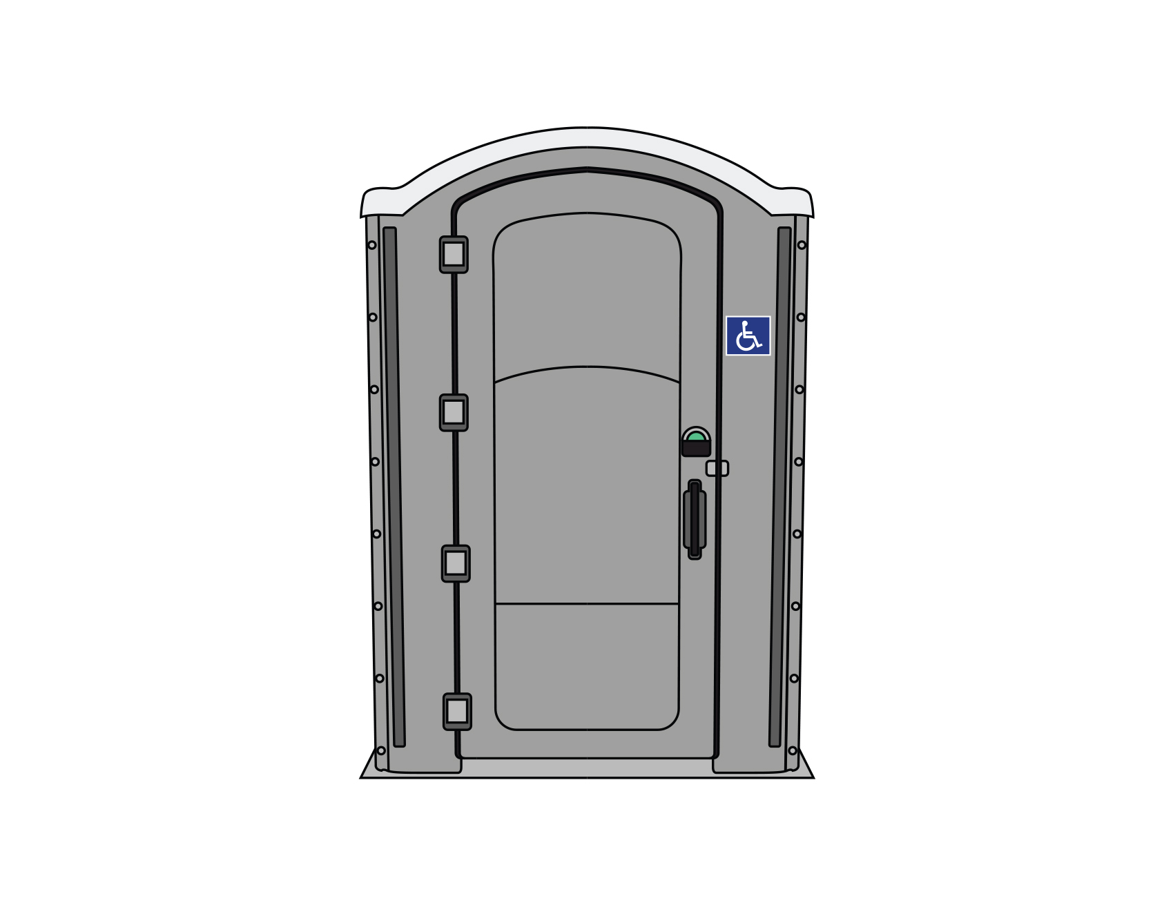 Handicap Accessible Portable Toilets Image